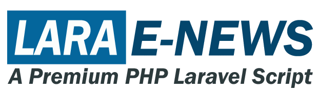 Lara E-News | PHP Laravel Script